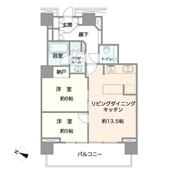 ヨコハマタワーズタワーウエスト間取り